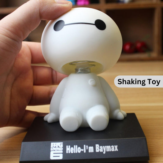 Baymax robot nodding head figure car ornaments car interior decoration big hero doll toys ornament accessories.
