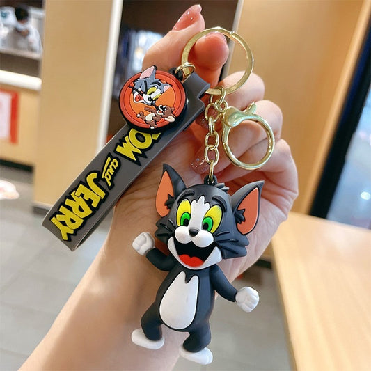 Tom and Jerry PVC Pendant Key Ring for Kids and Adults