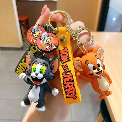 Tom and Jerry PVC Pendant Key Ring for Kids and Adults