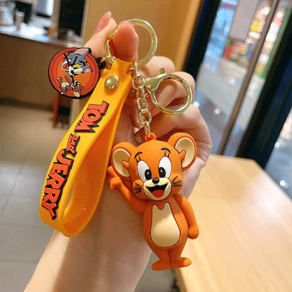 Tom and Jerry PVC Pendant Key Ring for Kids and Adults